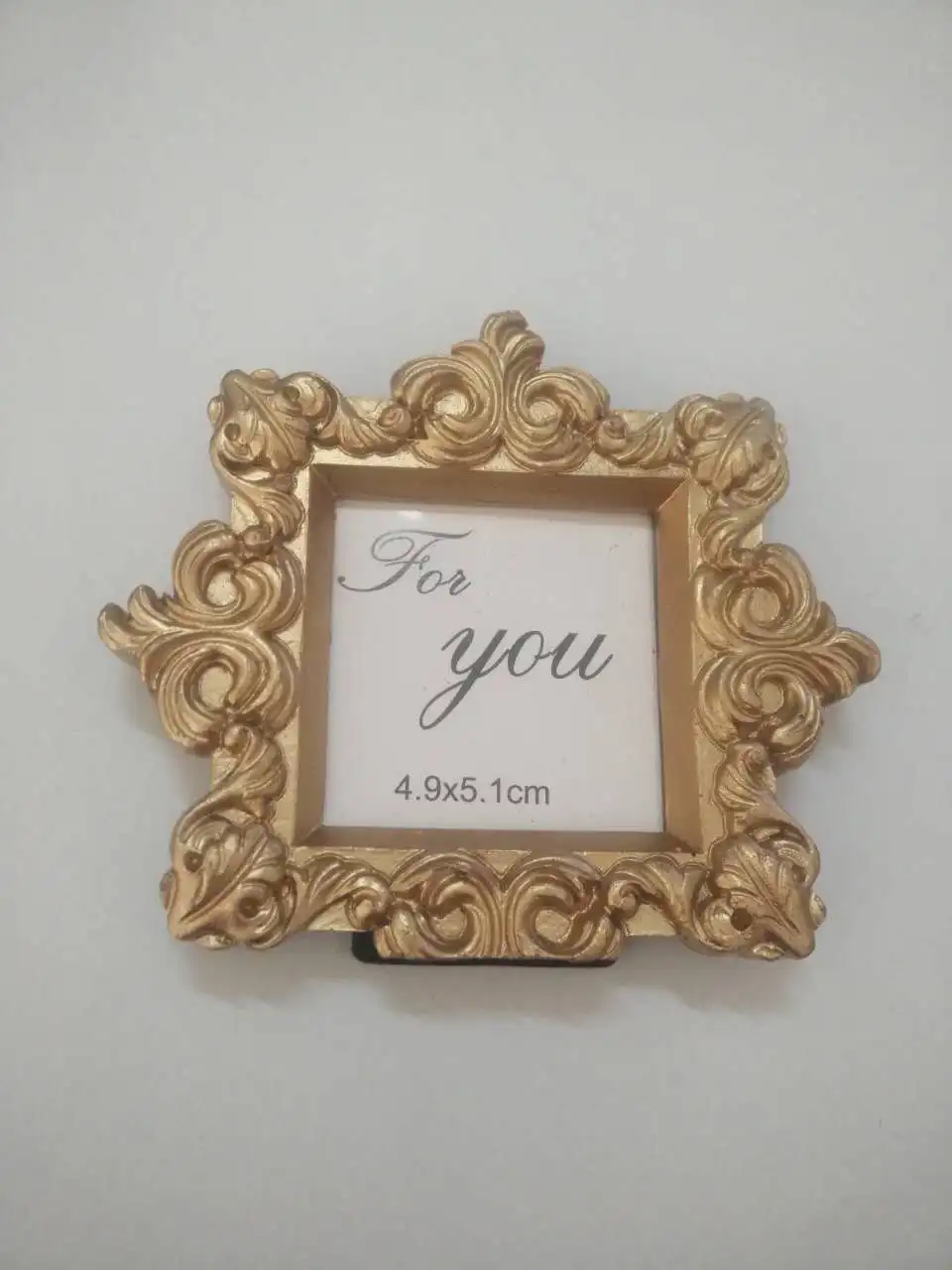 10pcs/lot Vintage Royal Baroque Resin Glitters Photo Frame Baby Place card Holder Tabletop Decor
