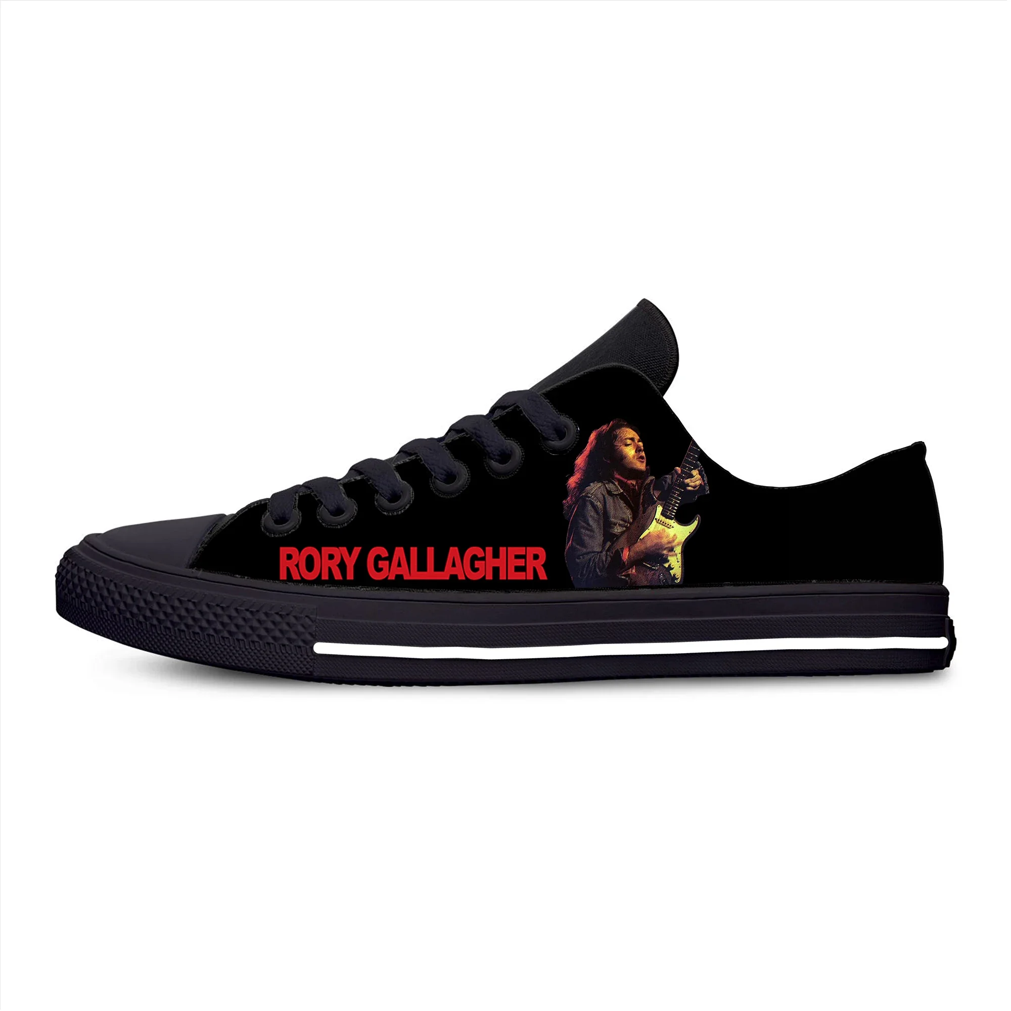 

Кроссовки RORY GALLAGER мужские/женские, низкие кеды, повседневная холщовая обувь для подростков, дышащая легкая обувь для бега с 3D принтом