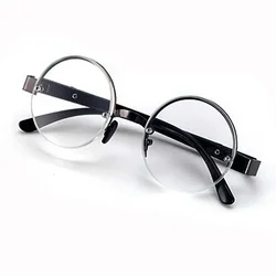 Men's Fashion Round Crystal Frame Anti - Fatigue Reading Eyewear - 4.0 (Round white)