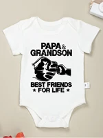 Daddy 50% Mommy = 100% Perfect Print Creativity Newborn Clothes Romper Minimalist Cute Popular Hot Cotton Baby Onesie Unisex 3