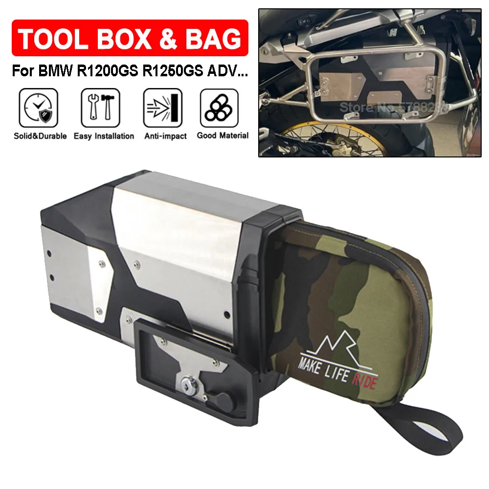 

4.2 Liters Aluminum Toolbox Tool Box Inner Bag For Benelli TRK 502 X For BMW R1250GS R1200GS Adventure 2004-2023 F750GS F850GS