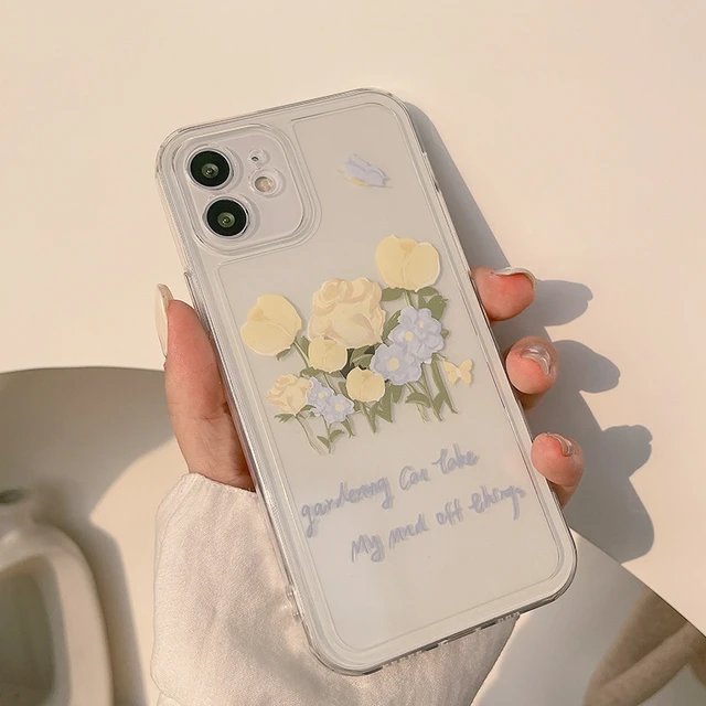 Cute Flower Phone Case Iphone  Iphone 14 Pro Max Case Cute - Mobile Phone  Cases & Covers - Aliexpress