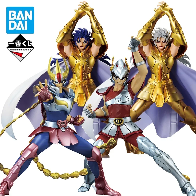 

Bandai Original Ichiban Kuji Saint Seiya Gold Saint Seiya Action Anime Figure Collectible Model Doll Statuette Ornament Toy Gift