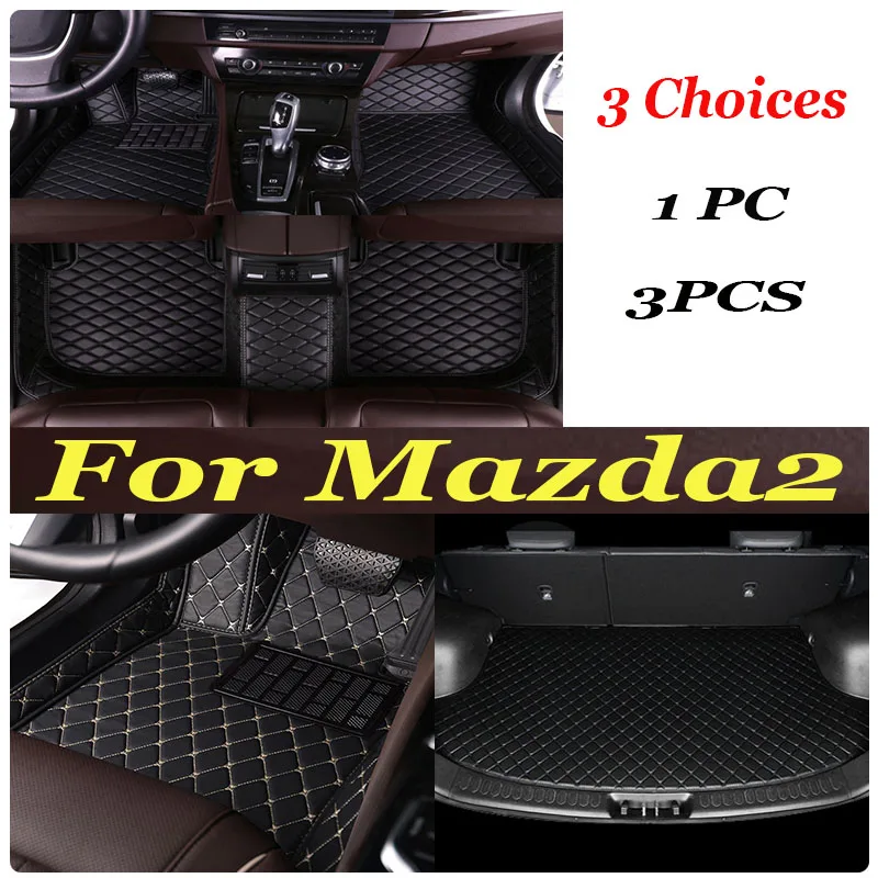 CarFloorMatsForMazda2Mazda2DemioToyotaYarisRDJDL20152022