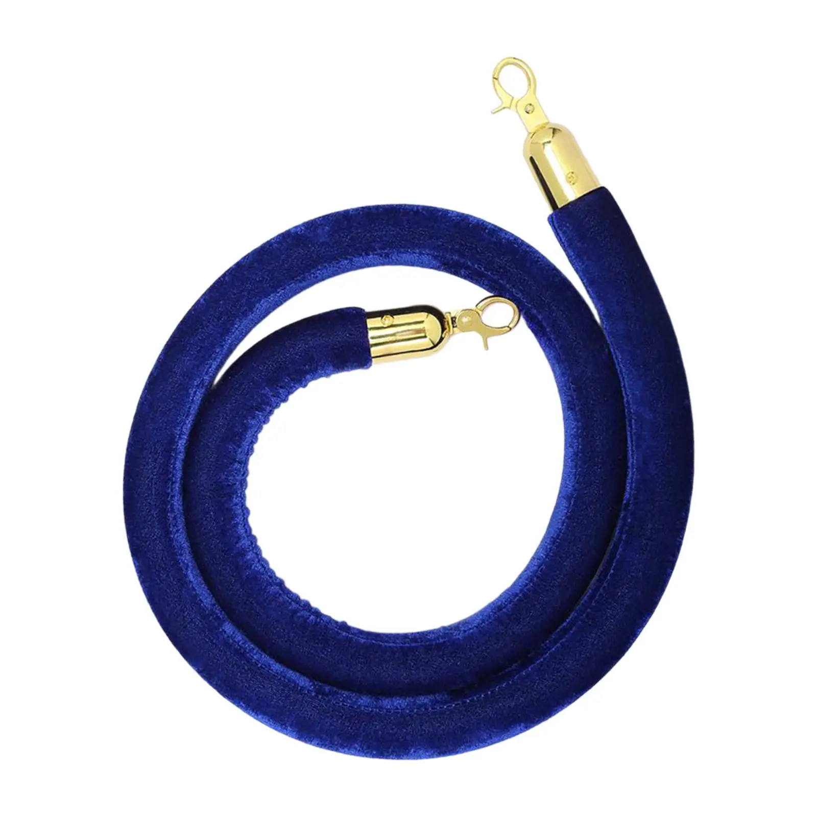 150cm Velvet Stanchion Rope with Snap Hooks Multifunctional Post Rope Accessory for Upscale Events Stylish