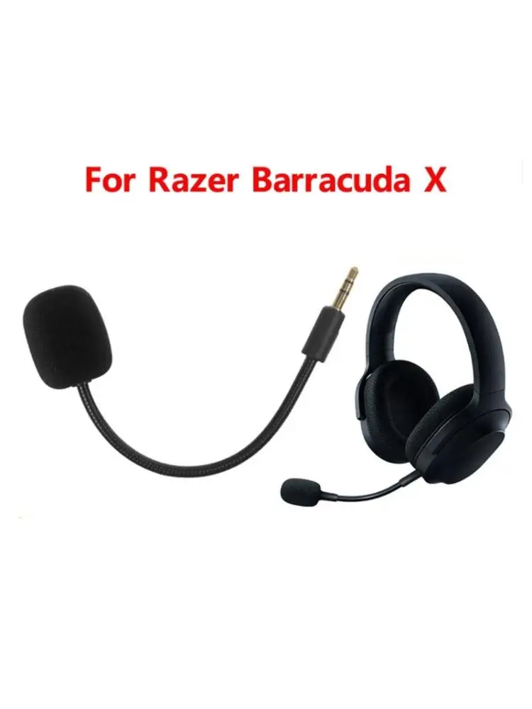 Wired Vocal Microphone Replacement Gaming Mics 3.5mm for razer Barracuda X Headphone