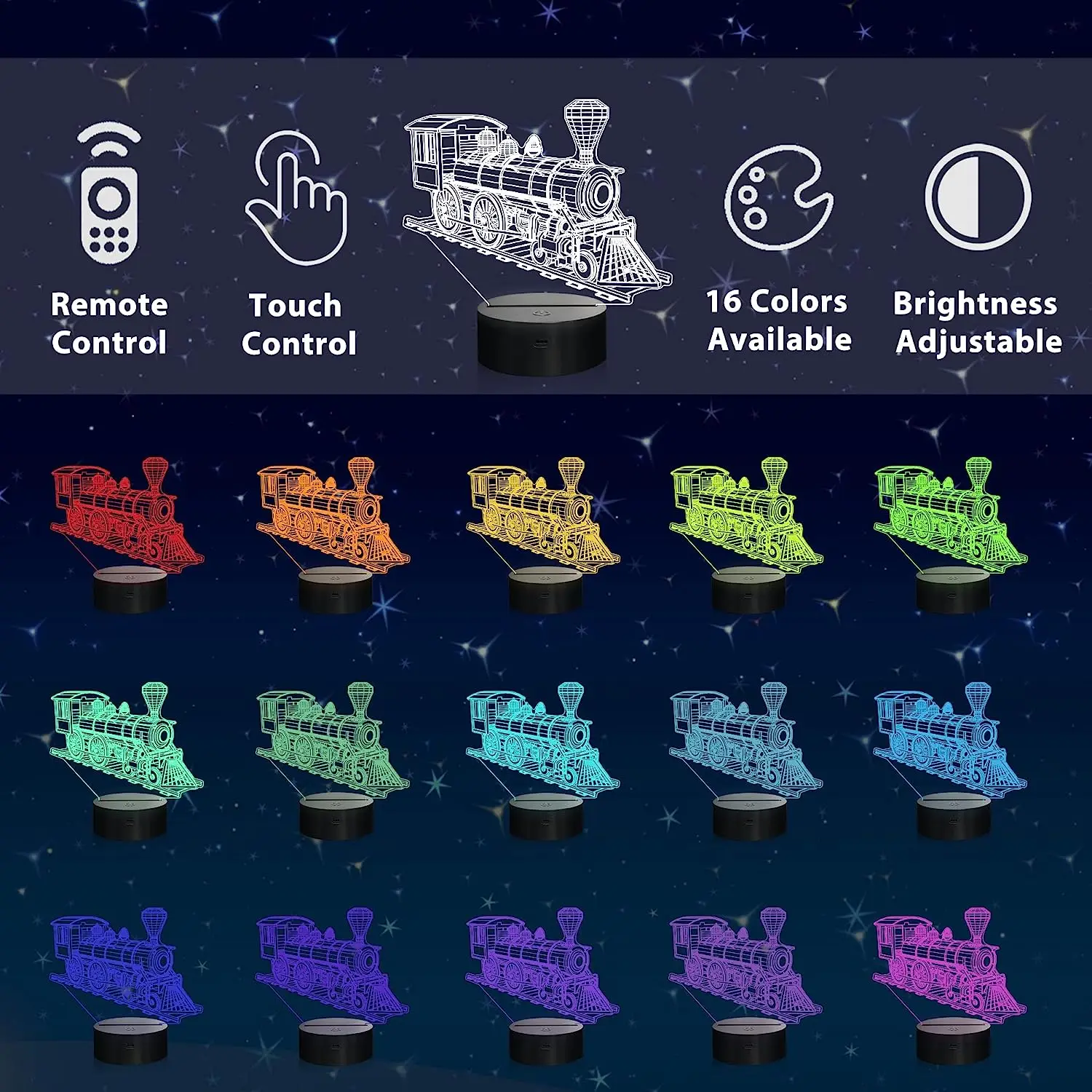 Рисунок 3 - Ночник с паровым поездом Nighdn