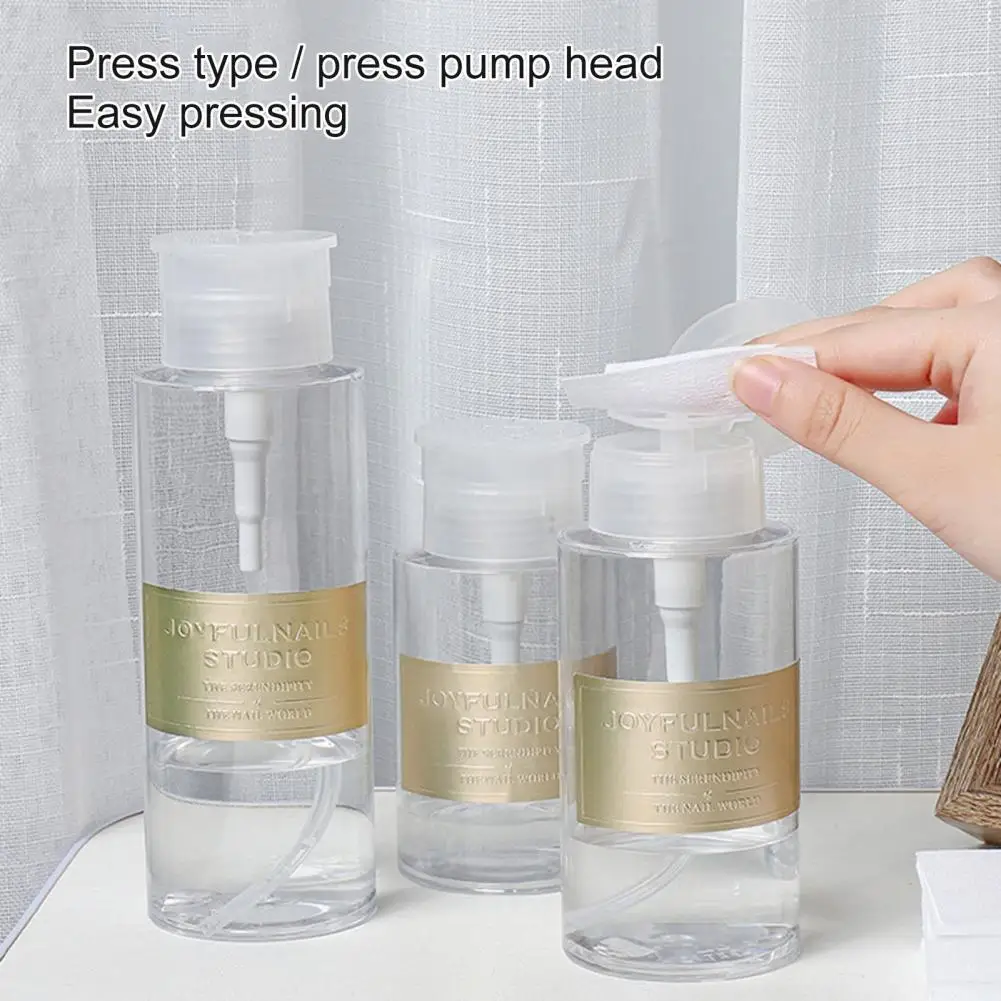 

Многоразовый флакон с насосом для снятия гель-лака, 150/200/300 мл