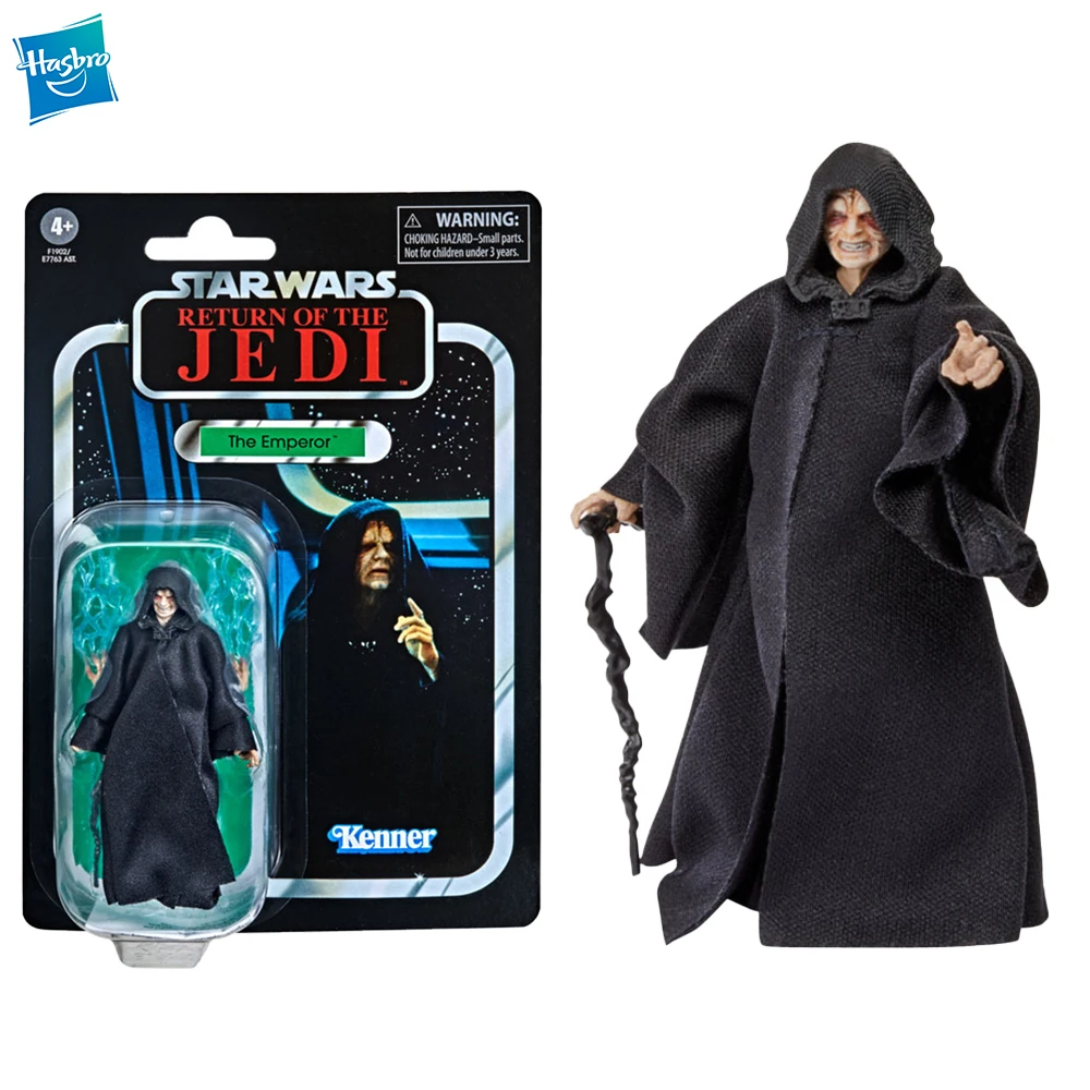 

[В наличии] Hasbro Звездные войны Винтажная Коллекция император 3,75 дюймов оригинальные Аниме Фигурки Коллекционная модель F1902