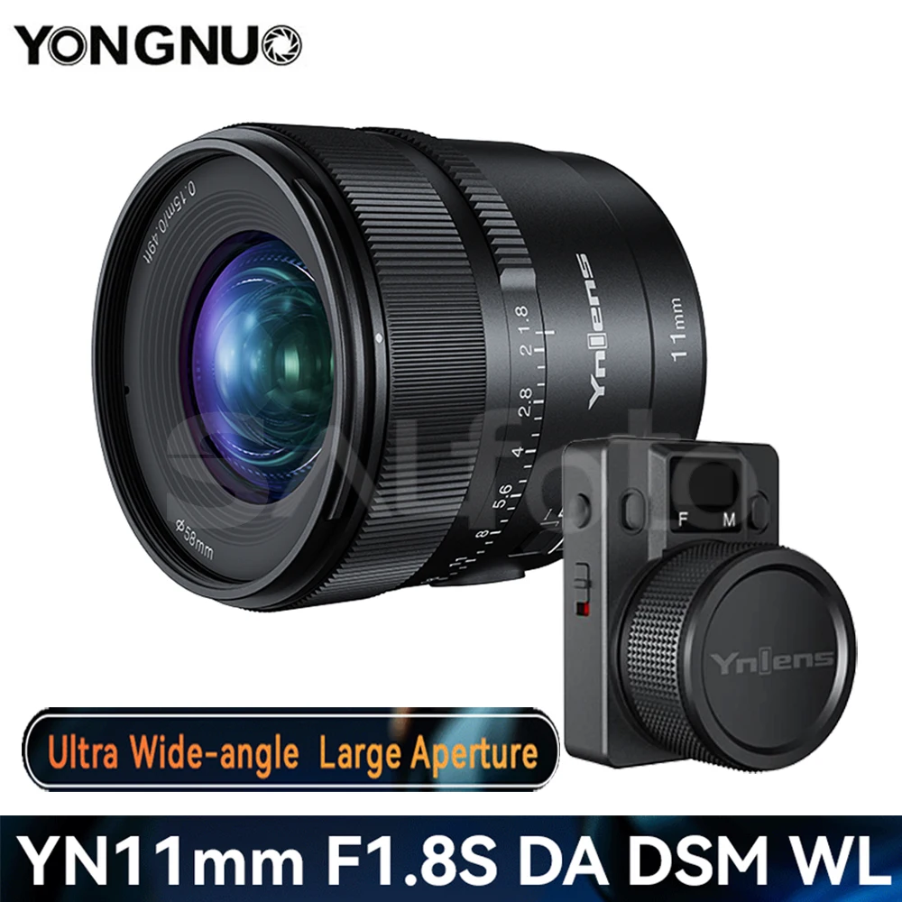 Obiettivo Yongnuo YN11mm F1.8S DA DSM WL Per Sony E – Grandangolare APS-C Con Autofocus E Telecomando Wireless