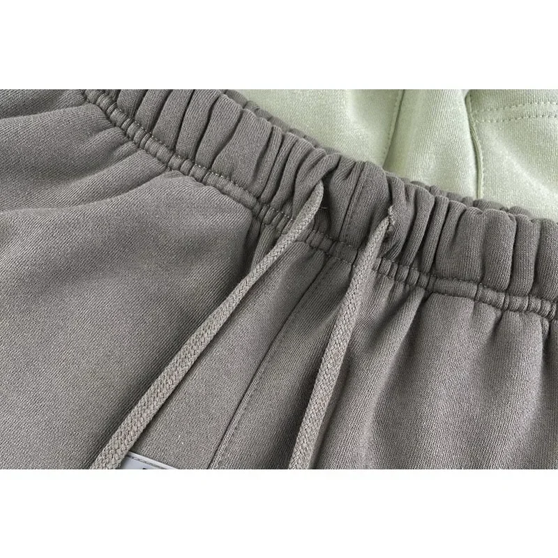 FW21 Classic Brand Men's Casual Shorts Double Lined Double Row Reflective Letter Logo Shorts Couple High Street Loose Shorts