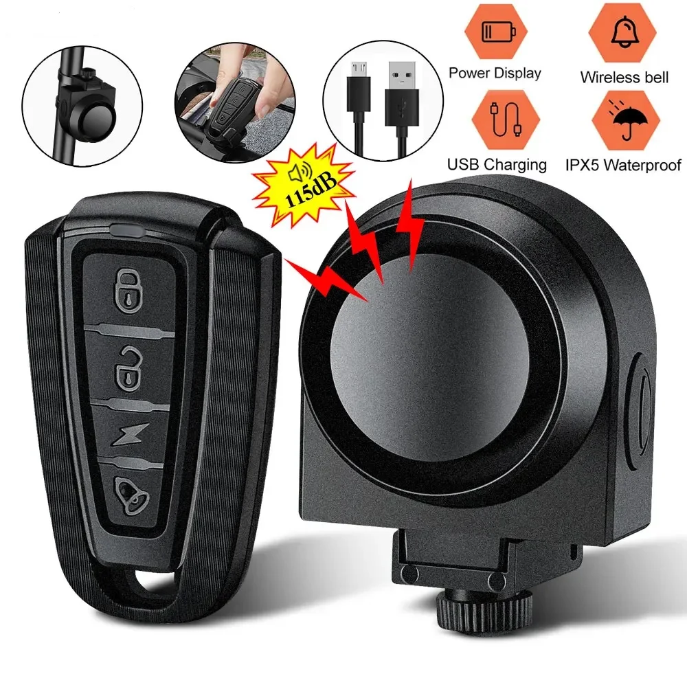 Wireless USB Bike Vibration Alarm 1