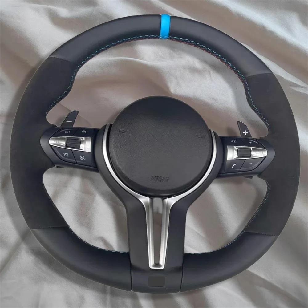 

Автомобильный руль м Спортивная замша кожа для BMW F10 F11 F01 F02 F03 F04 F05 F86 F30 F31 F20 F21 F22 F15 F16 F35 F36 F32 M3 M6