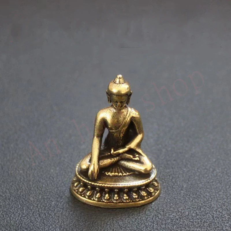 

Nanwu Liuli Medicine Buddha,Pure copper Tibetan Buddha,mini version small ornaments,exquisite home religious auspicious tabletop