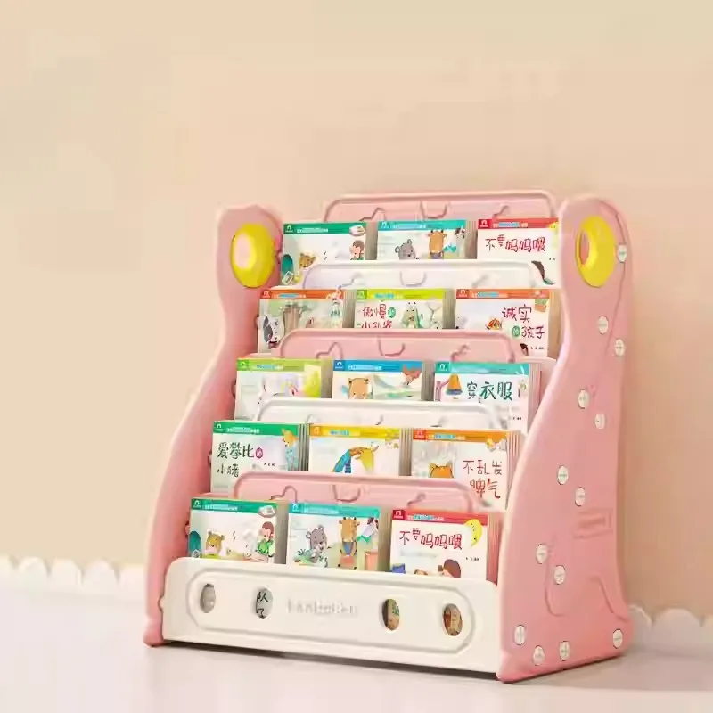 Library Children Book Shelf Children's Room Shelves Bookshelf Storage Toy Kids Bookcases Bookstore Baby Bookcase Songmics Child