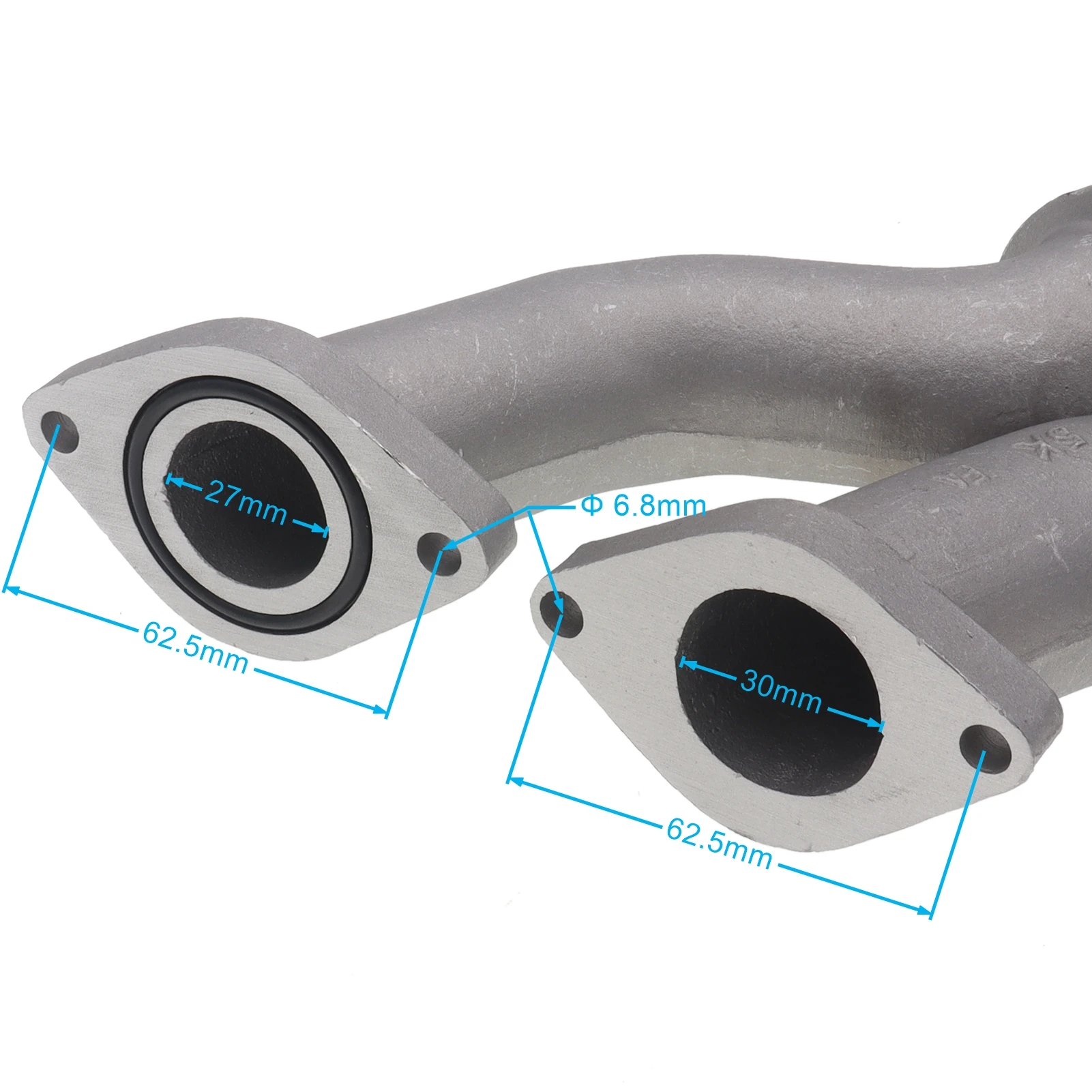 27mm 30mm Motorcycle Vertical Engine Manifold Intake Pipe Inlet motorcycle intake valves