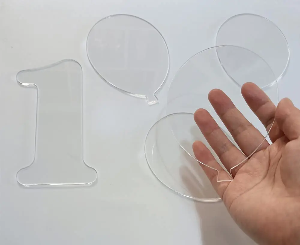 Balloon Acrylic Birth Milestone Blanks DIY Milestone Balloons for Baby Photo Props Baby Shower Baby Gift Keepsake Wedding Decor place card holders acrylic sign holders