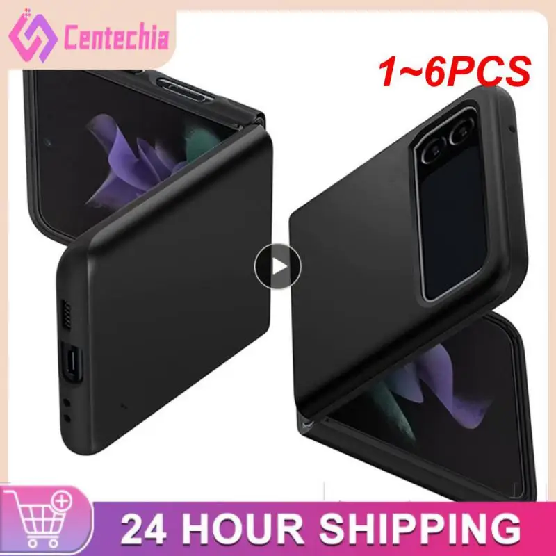 1 ~ 6 Pezzi Copertura Protettiva Guscio Paraurti Posteriore Trasparente Per Galaxy Z Flip 3 5G Custodia Per Galaxy Z Flip 3 Antiurto Tinta Unita