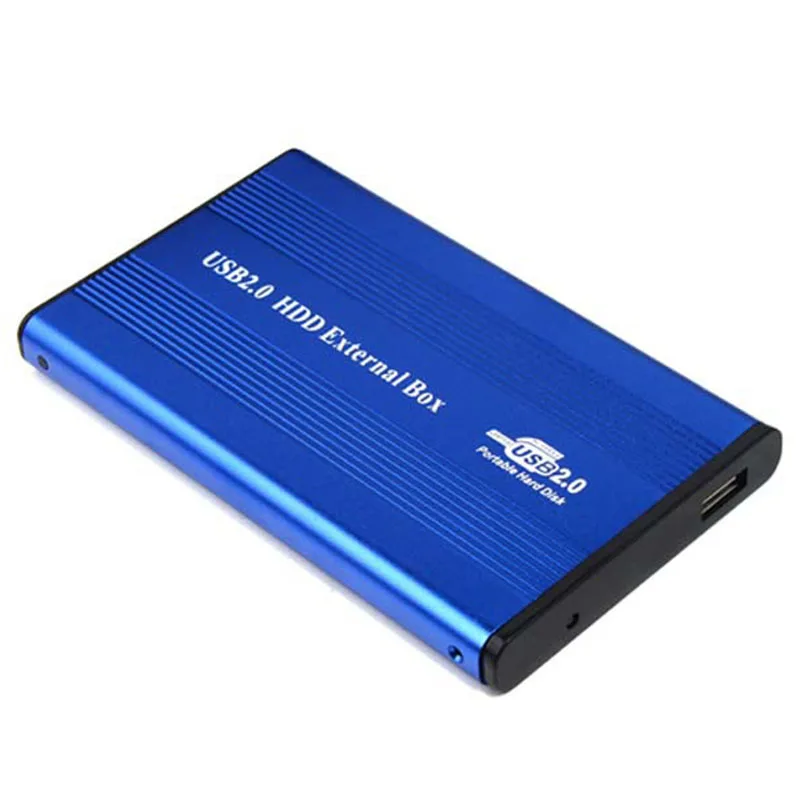Caixa de Disco Rígido com Luz Led Caixa Externa Case Transportador 25 Ide Hdd Área de Trabalho Computador pc Usb 2.0 - Imagem 3