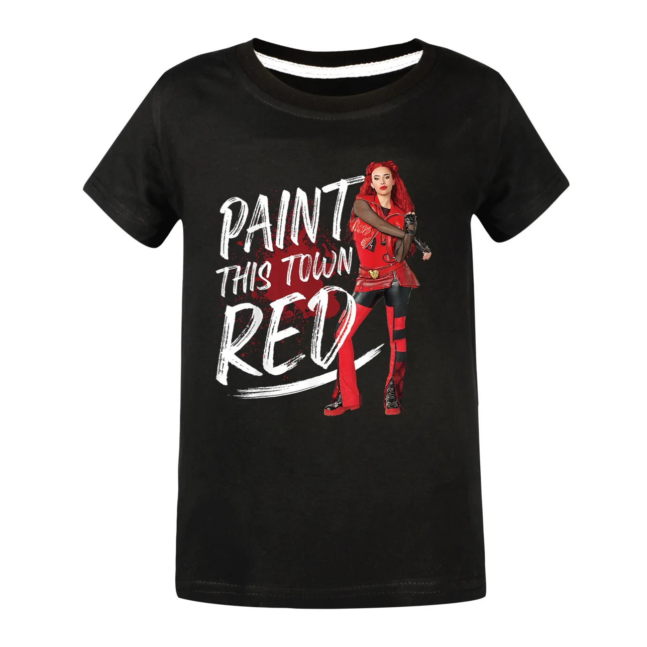 Kids Descendants 4 T-shirts for Girls Summer Short Sleeve Clothes Cartoon Tshirt The Rise of Red Costume Children Birthday Tops