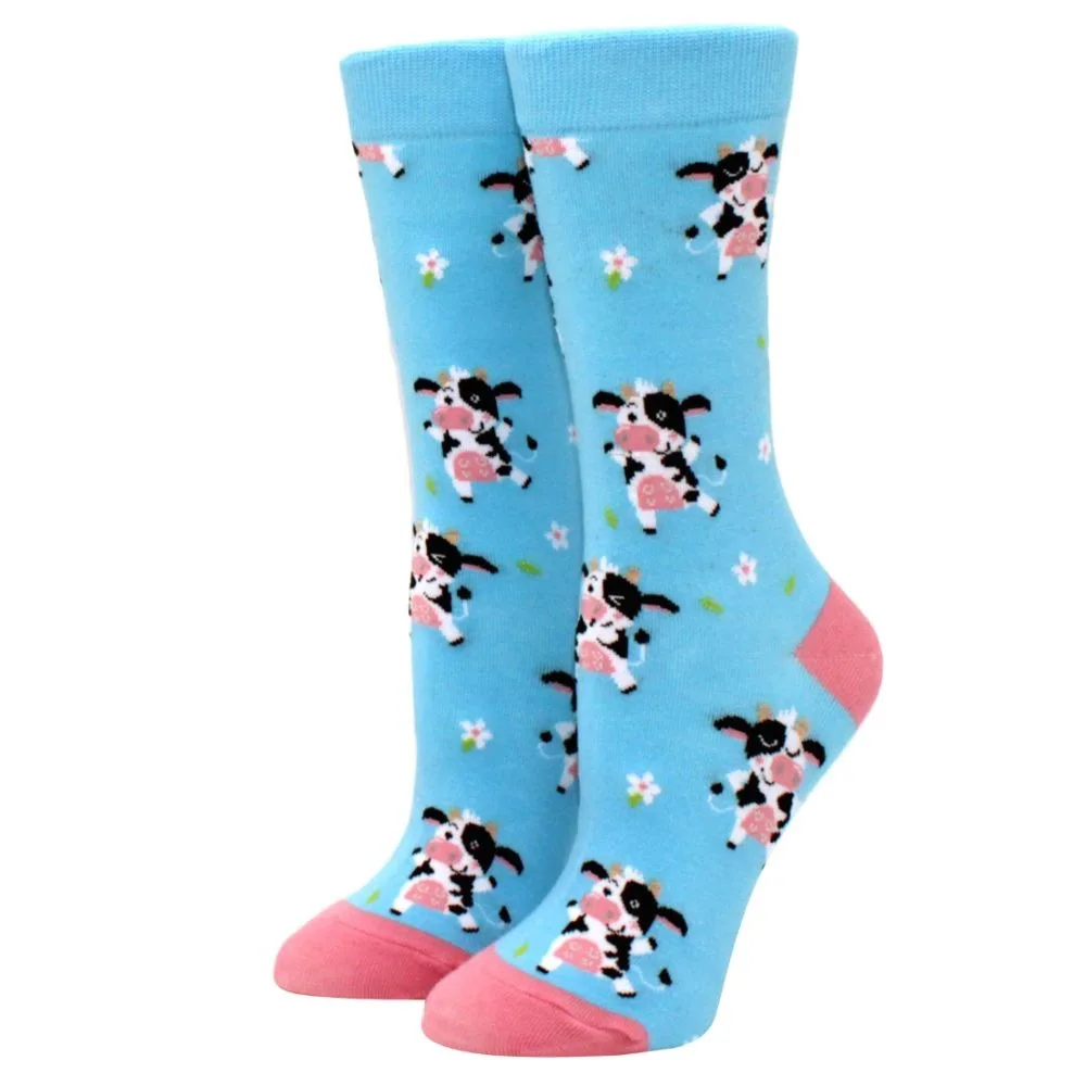 High-Quality Kawaii Cartoon Animal & Fruit Trendy Women's Socks - Harajuku Happy Collection