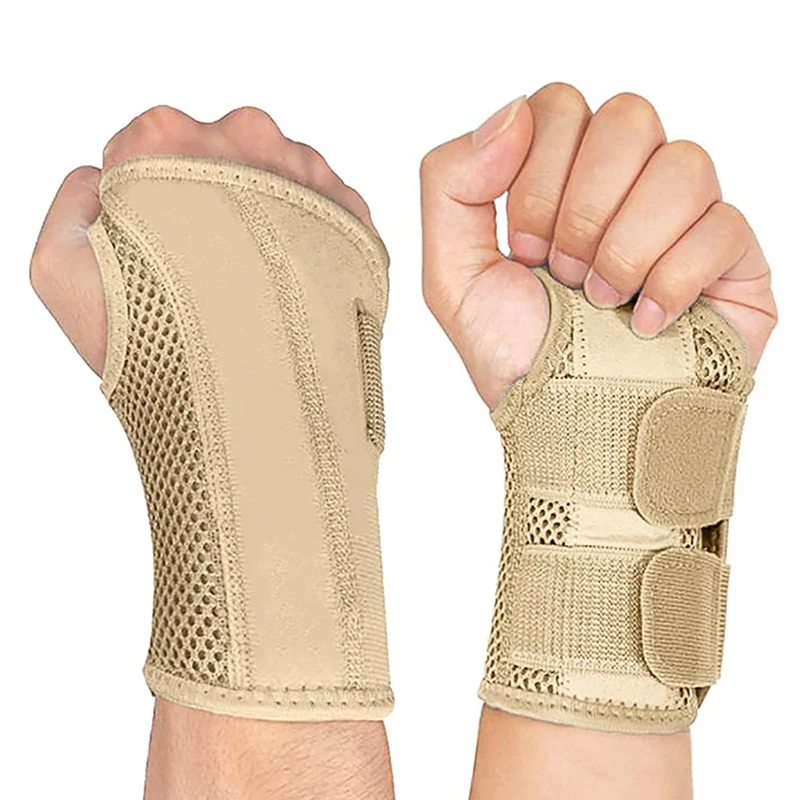 Wrist Support Gym Crossfit Bodybuilding Wristband Hand Wrist Protector Brace for Weight Lifting Carpal Tunnel Tendinitis Pain 2