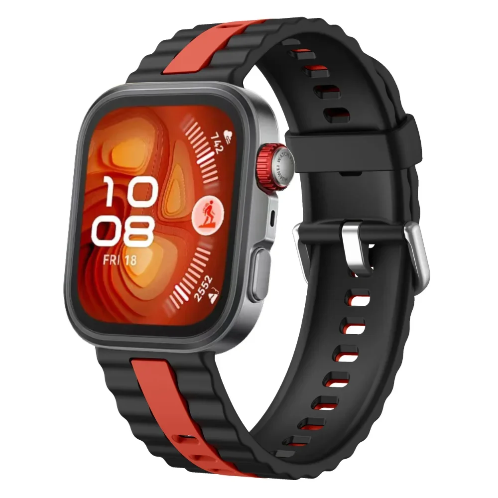 Sprot Two-Color Silicone Strap Bracelet