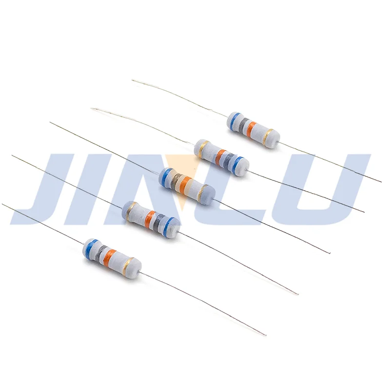 20PCS 2W Carbon Film Resistor 5% 0.1 Ohm0.12 0.15 0.2 0.22 0.24 0.27 0.3 0.36 0.39 0.43 0.47 0.51 0.56 0.62 0.68 0.75 0.82 0.91R carbon film resistor