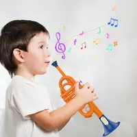 Trumpet Toy For Kids Boys Educational Simulated Trumpet Instruments Toy Children's Early Childhood Musical Instrument For Boys 1