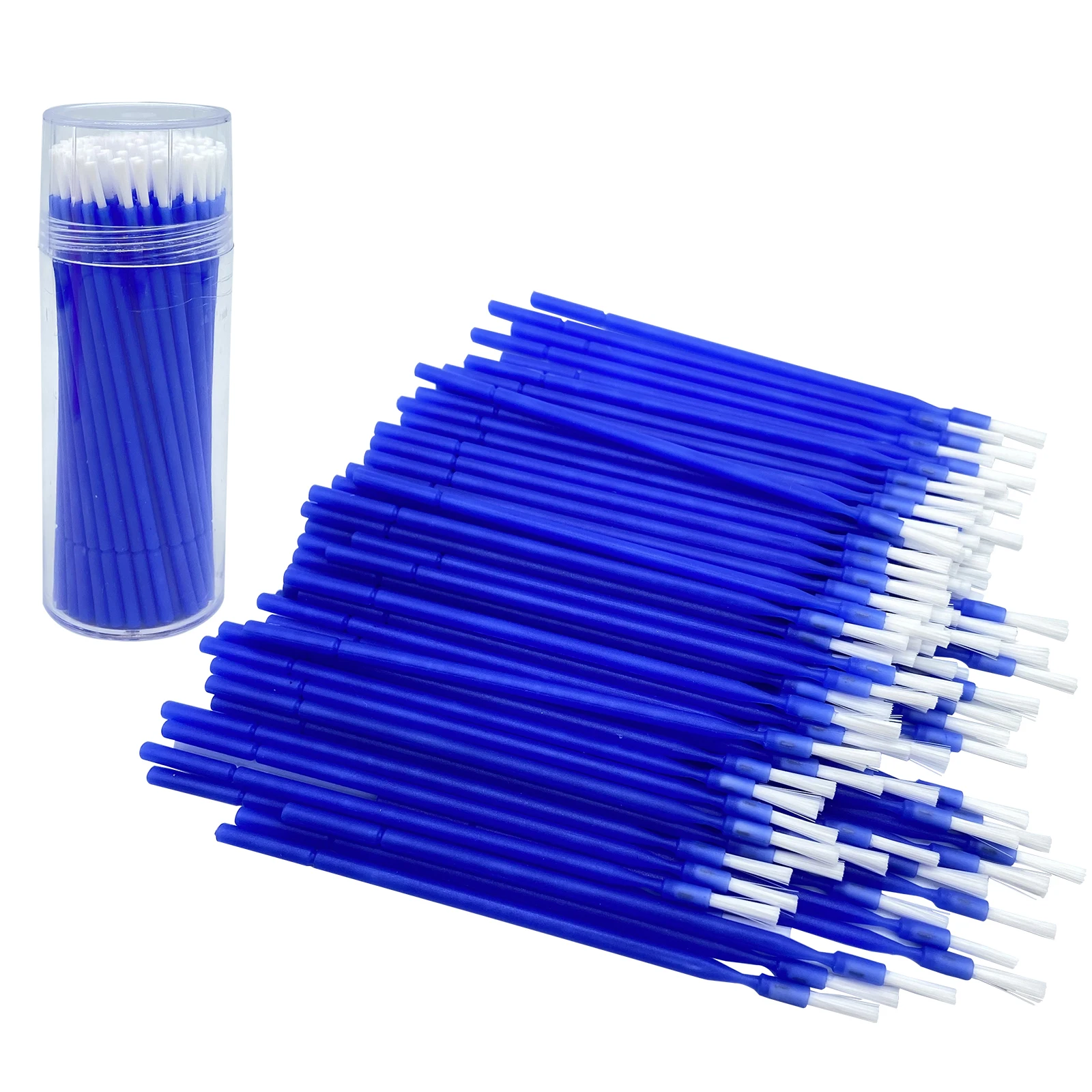 400pcs Disposable Micro Brush Tips Dental Lab Long Gingival