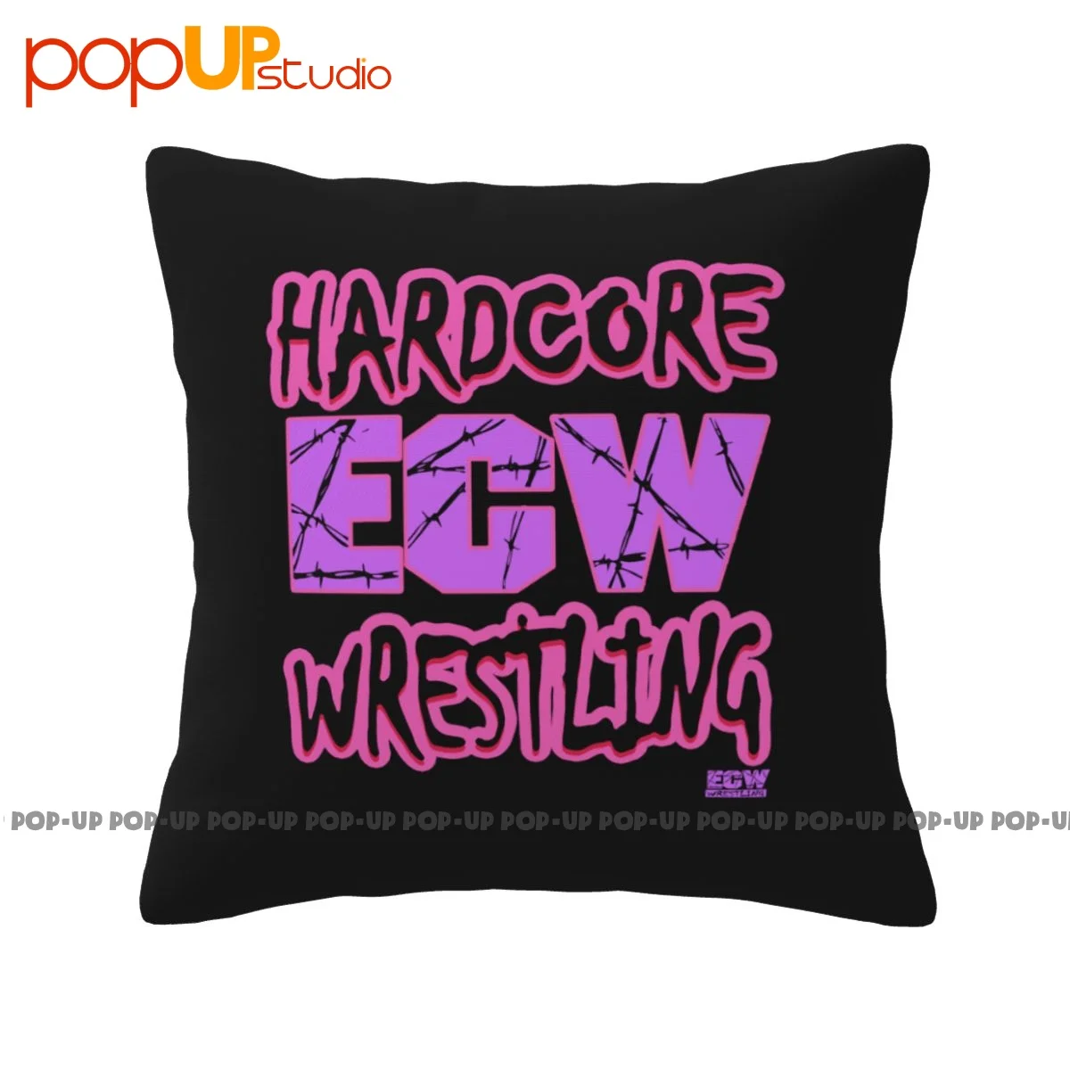 Custom Ecw Hardcore Wrestling Anni '90 P-281 Federa Copricuscino Creativo Traspirante Per Camera Da Letto