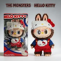 POPMART Labubu THE MONSTERS × HELLO KITTY Series Blind Box Kawaii Cartoon Desktop Decor Collectible Toy Adult Kids Surprise Gift 1