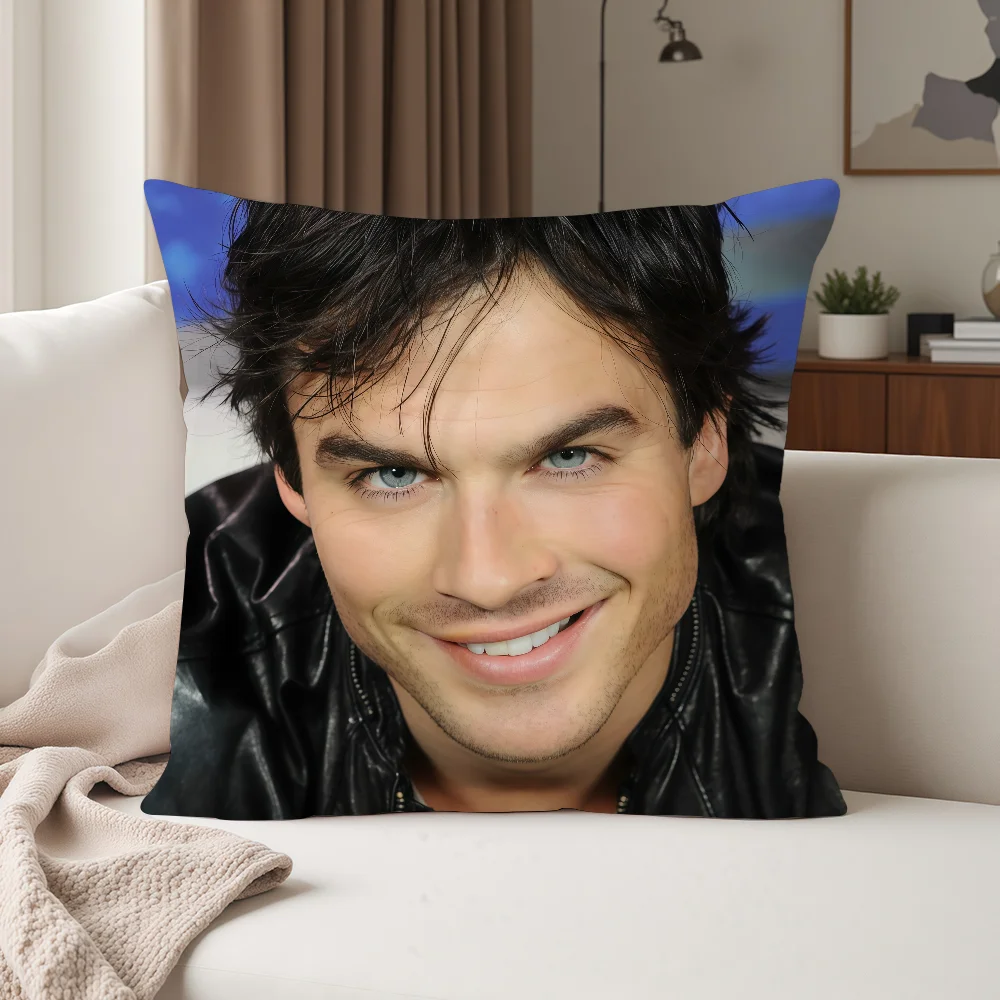 TV The V-Vampire D-Diaries Damon Salvatore Kissenbezug, geeignet für Schlafzimmer, Wohnzimmer, Autos, Heimdekoration – Detail 8