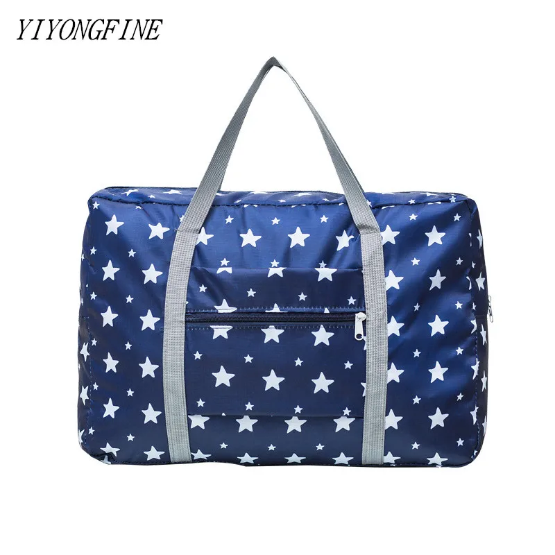 Printed Travel Bag Women Large Capacity Luggage Bag For Travel Clothing Weekend Organizer Unisex Foldable Duffel Storage