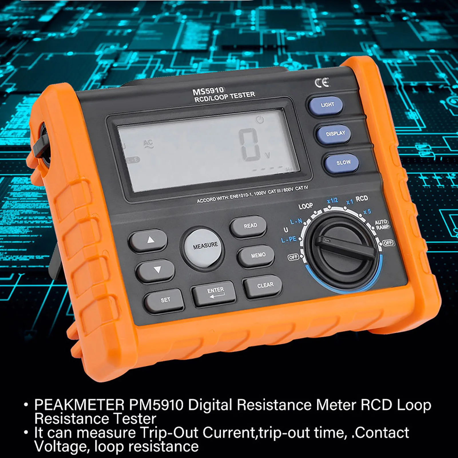VICI VC60B+ Multímetro Digital Resistencia De Aislamiento Múltiple