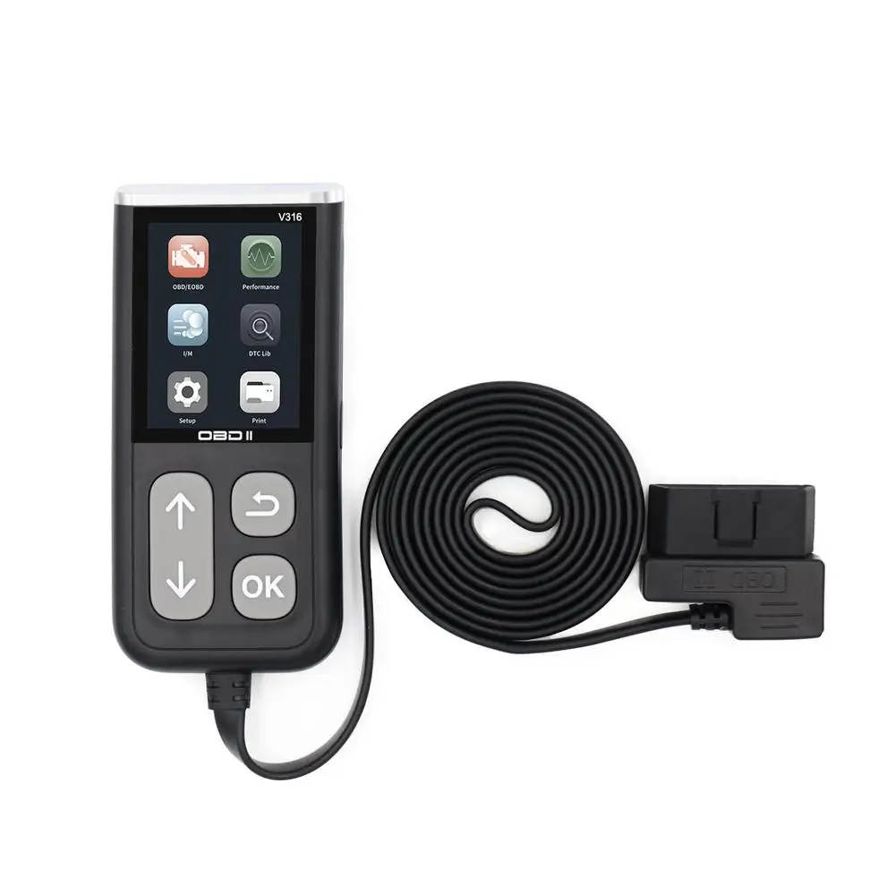 

OBD2 Car Scanner Fault Detector Professional Vehicle Engine Diagnostic Tool Bluetooth Fault Decoder V316 OBDII Code Reader