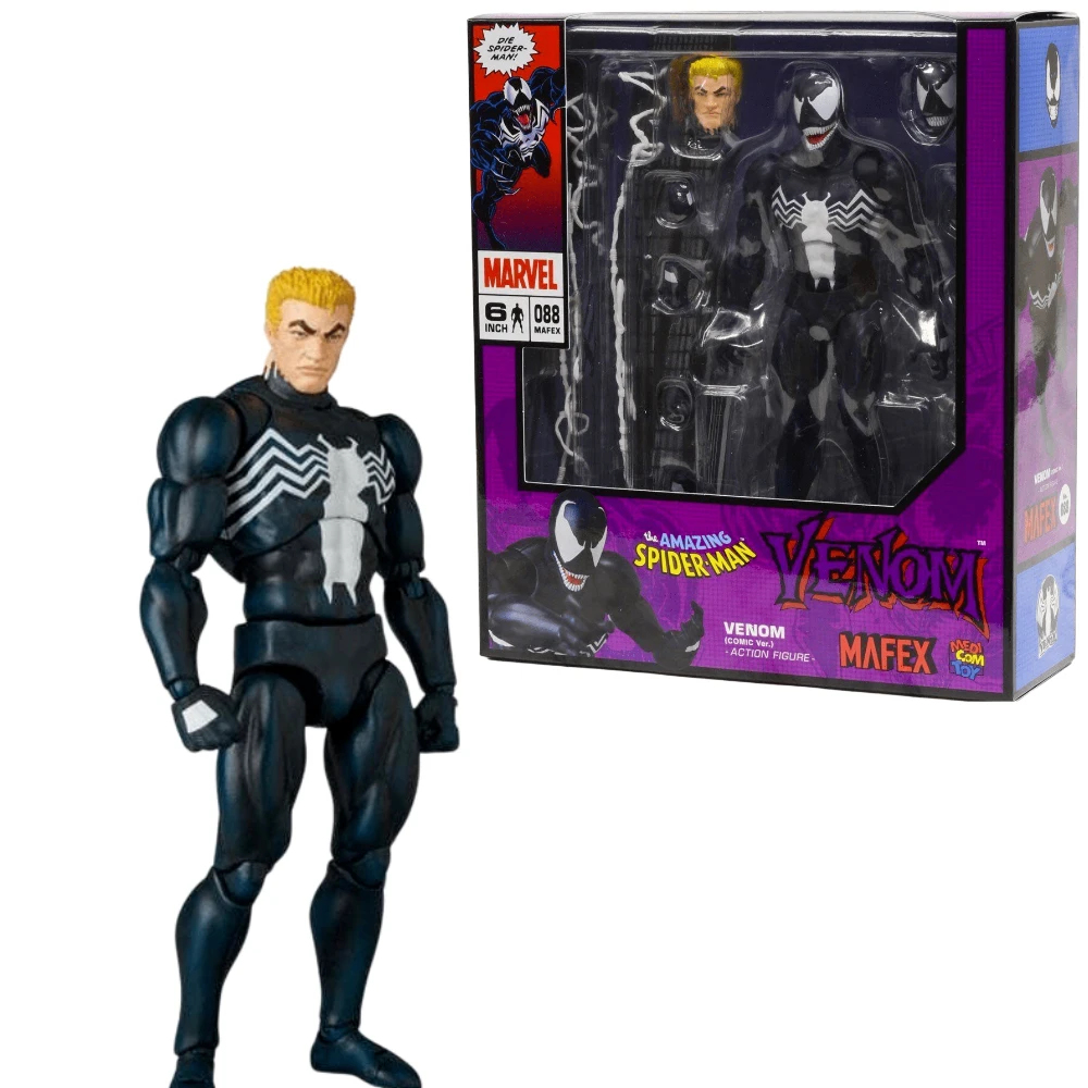 in-stock-mafex-088-marvel-spider-man-venom-comic-ver-re-release-action-figure-collectible-toy-gift