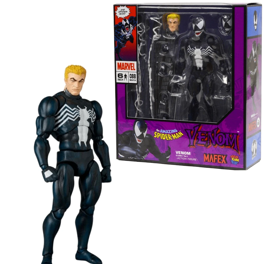 MAFEX Venom figura de acción Maf No.088 Marvel increíble figura de Spider- man modelo COMIC negro Spiderman figuras móvil juguet regalos - AliExprs 26 MAFEX Venom figura de acción Maf No.088 Marvel increíble figura de Spider- man modelo COMIC negro Spiderman figuras móvil juguet regalos - AliExprs 26