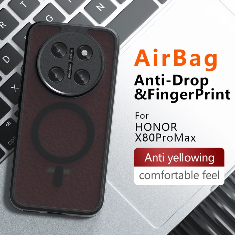 Elite Magnetic Case - Premium Matte Anti-fingerprint Snap-On Cover with Hard PC & Soft TPU Protection