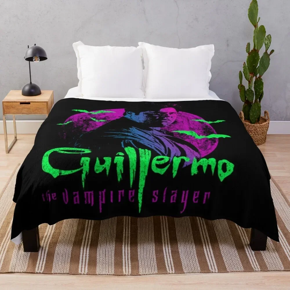 

Guillermo the Vampire Slayer T-Shirt Throw Blanket Kid'S Soft Blankets