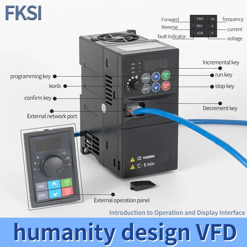 가변 주파수 드라이브 모터 속도 제어 인버터, VFD, 0.75KW, 1.5KW, 2.2KW, 3.7KW, 5.5KW, 220V, 380V, 3 상 출력, 신상