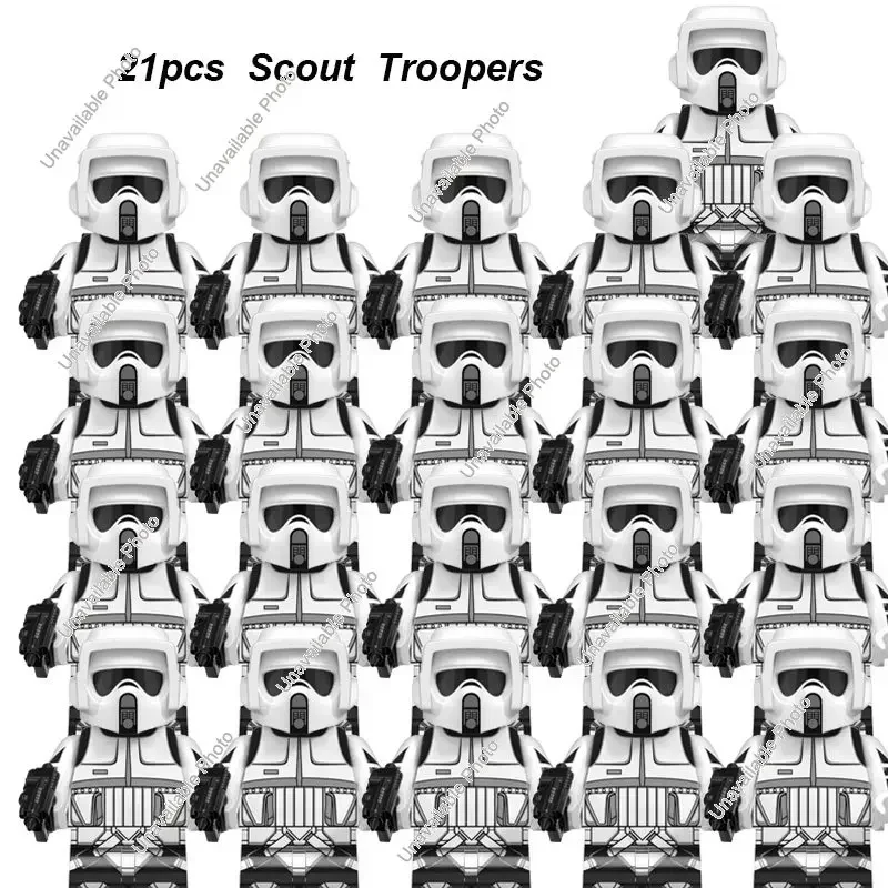 

Лидер продаж, игрушки, 21 шт., солдаты из «Scount Troopers», легион войн, заказ, командующий штурмовиком, Дарт Вейдер, совместимая мини-фигурка Коди, детские игрушки, подарки