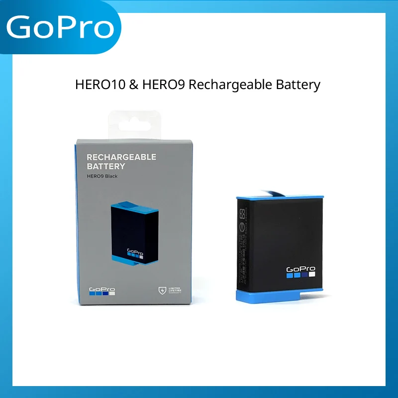 GoPro-Batterie aste Hero 12, Endflats, Améliore le temps froid, Augmente le  temps d'enregistrement, 1720mAh