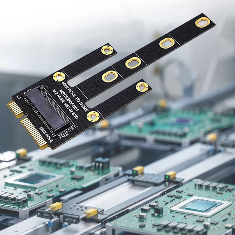 PCIE to NVME Adapter Card Board Converter Supports 2230 2242 2260 2280 M.2 NVME PCIE M Key Expansion Card Risers