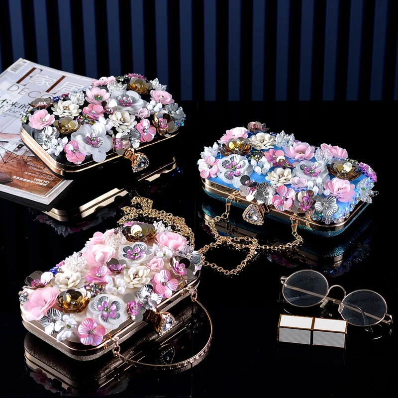 Floral Wedding Clutch