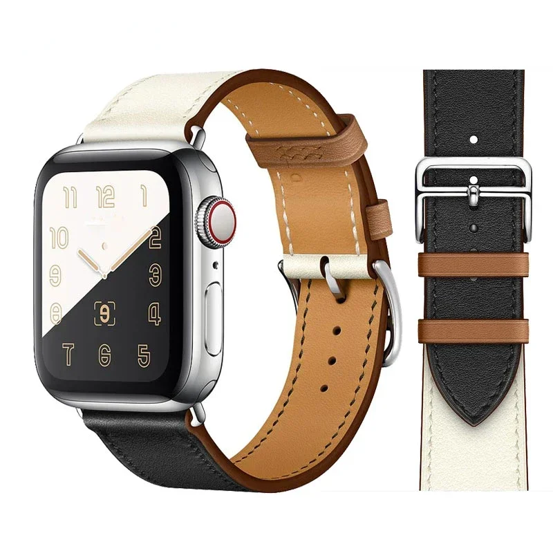 Premium Genuine Leather Watch Bracelet Strap – Timeless Elegance