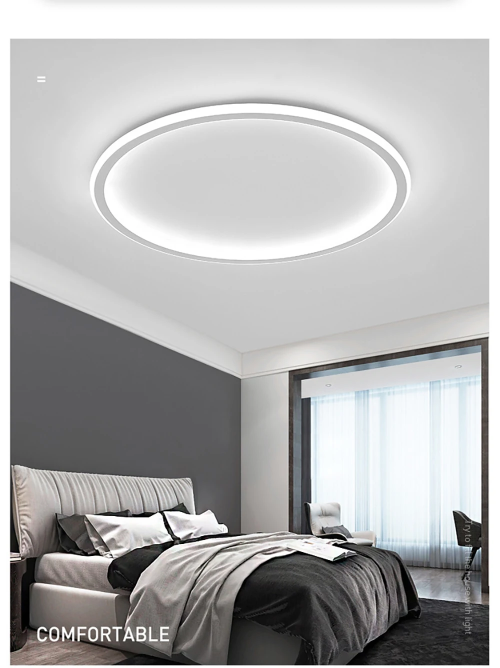 LED modern ceiling light S920db33ea4454a7593781284aed105d7U