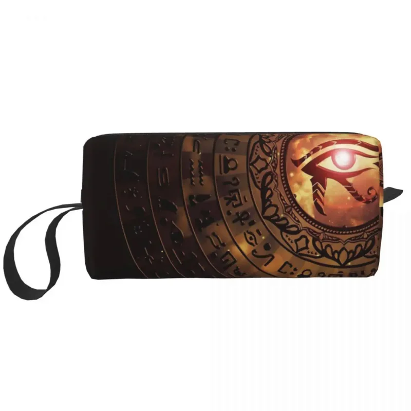 

The Eye Of Horus Egypt Ancient Egyptian Symbol Makeup Bags Men Cosmetic Bag Trendy Outdoor Pouch for Purse Storage