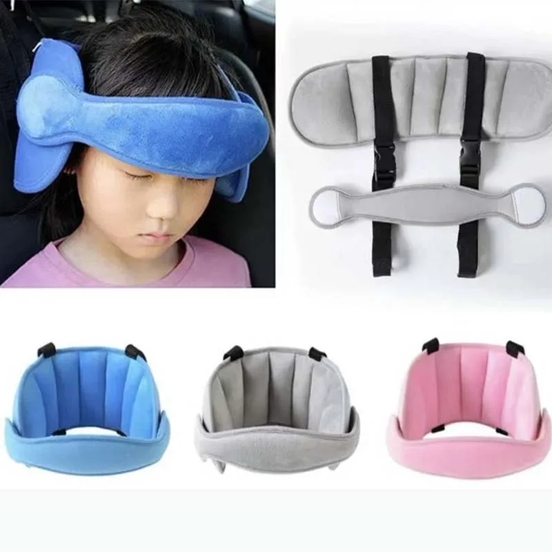 Head protection pillow child safety car seat head fixing belt baby aid sleep protector travel kids neck holder positioners