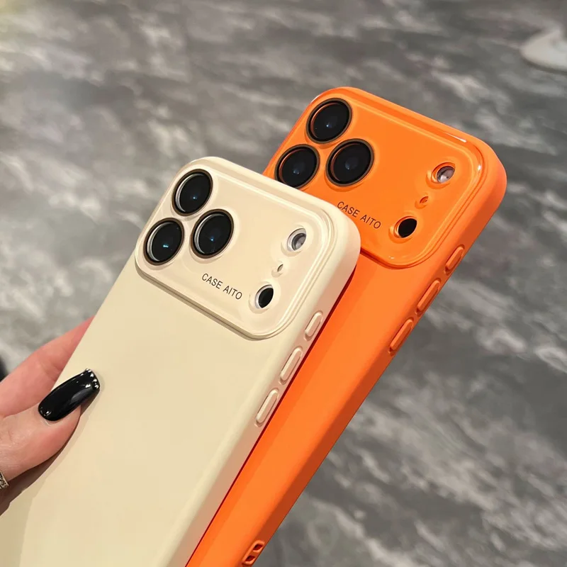 Enhanced Camera Protection Silicone TPU Phone Case - Soft Back Cover